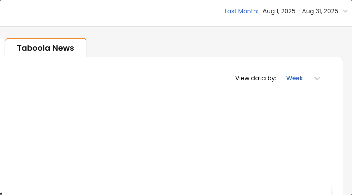 performance hub date picker